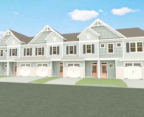Phase 5 2 Story Townhome Product Rendering