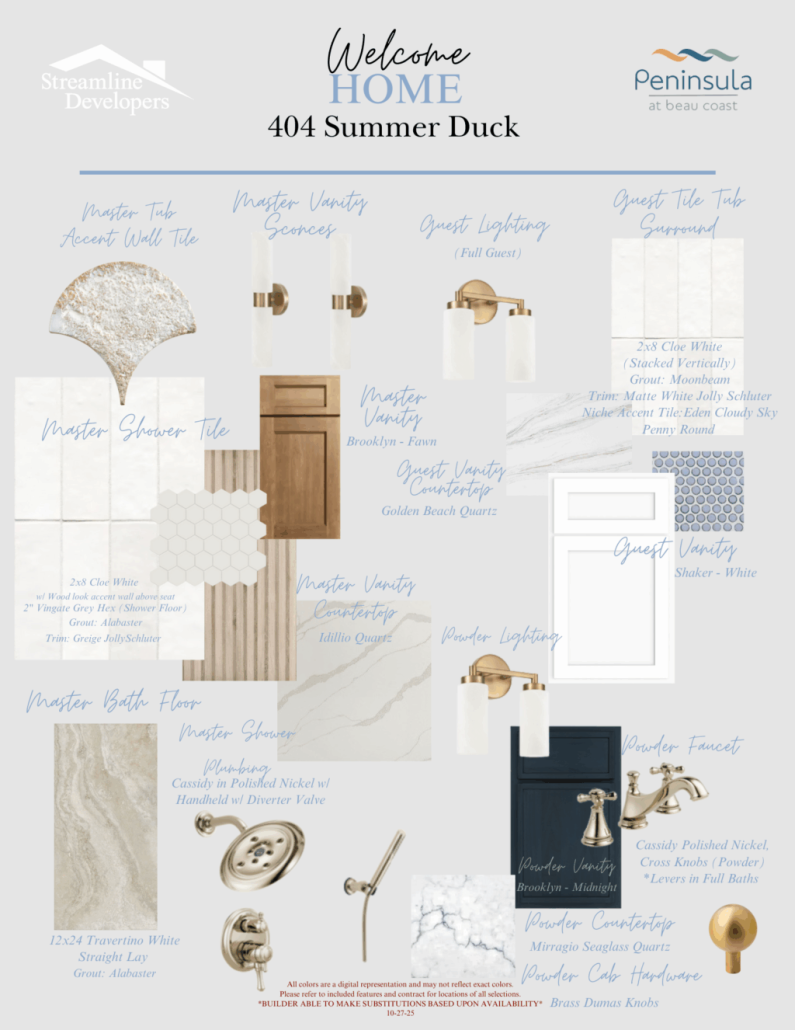 404 summer duck drive color board 1