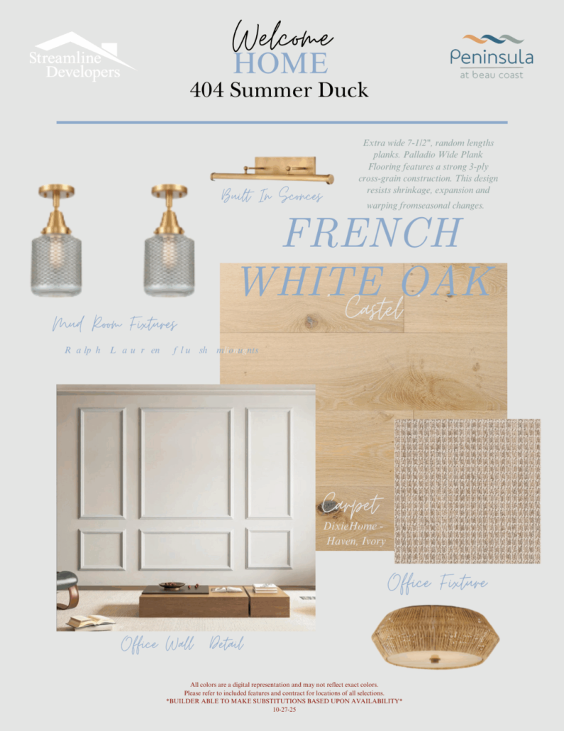 404 summer duck drive color board 4