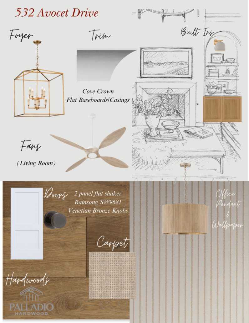 532 Avocet Drive color board 4