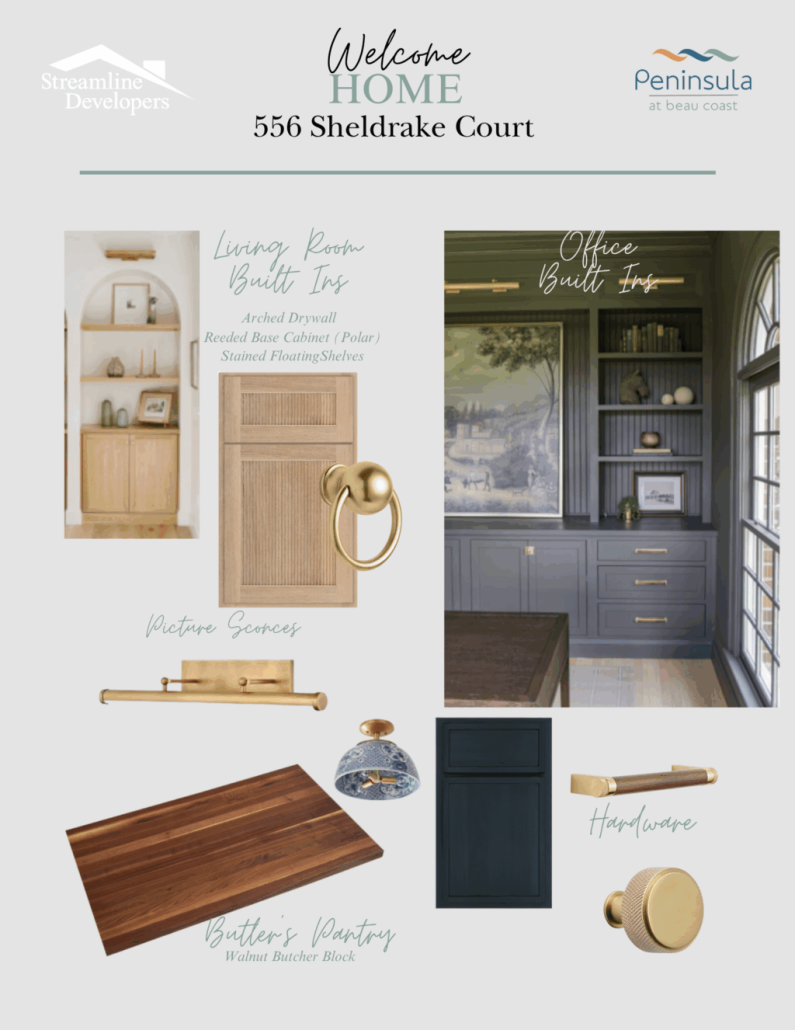556 Sheldrake Court color board 4